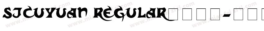 sjcuyuan regular字体下载字体转换